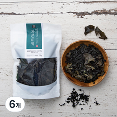 기장물산 미역귀가 들어있는 자른미역, 130g, 6개