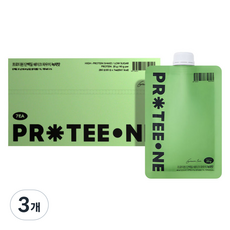 프로티원 단백질 쉐이크 파우치 녹차맛, 280g, 3개