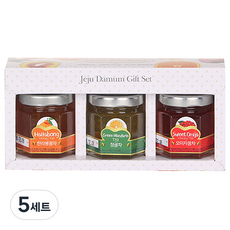 제주담움 꿀차 3종 선물세트, 한라봉꿀차 50g + 오미자꿀차 50g + 청귤차 50g, 5세트