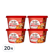 COOK-TOK 辣炒年糕杯裝, 140g, 20個