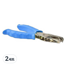 MaDaKkuMi 彩色手持單孔打孔機 6mm, 藍色, 2個
