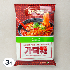 풀무원 가락 짬뽕우동 2인분, 3개, 425.8g