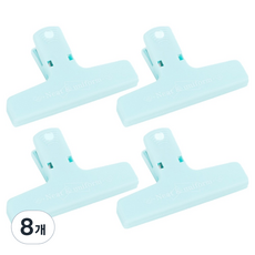 골드팡 레트로 비비드 집게 자석클립 ALL SKYBLUE, 8개, 1개입, 6.4 x 10.2 cm