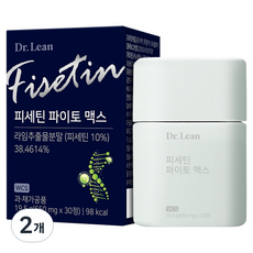 Dr.Lean Fisetin Phyto Max 槲皮素 19.5g, 2個, 30錠