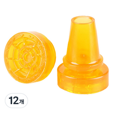 Dr.Pellis J 拐杖/手杖 替換橡膠腳套 22mm, C黃色, 12個