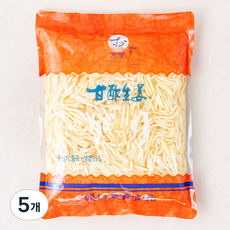 동보식품 생강채 백색, 1.3kg, 5개