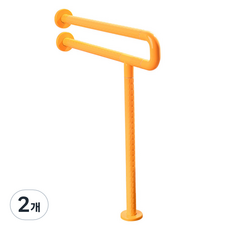 디페이브 클래식 U타입 바닥 지지대 강화 안전 손잡이, 2개, 6