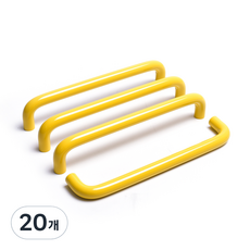 把手世界 基本款雙孔家具把手 黃色 14Φ P192mm, 20個