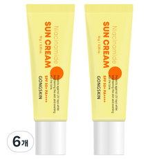 공스킨 나이아신아마이드 선크림, 10ml, 10g, 6개