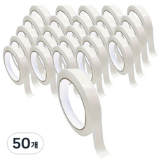 디씨네트워크 고점도 양면테이프 8mm x 30m, 반투명, 50개