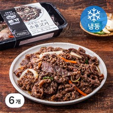 백종원의 본가 소불고기 (냉동), 250g, 6개