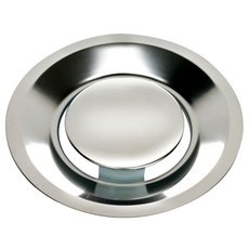 WHYNET 水槽不鏽鋼排水孔蓋, 銀色, 1入