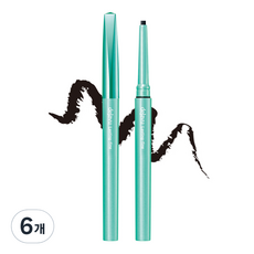 데자뷰 크림 펜슬 아이라이너 0.15g, 1  리얼블랙, 6개