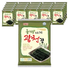 삼육김 들기름으로 구운 광천김 전장김, 20g, 27개