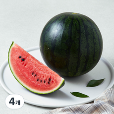 한반도 까망 애플수박, 1.5kg, 4개