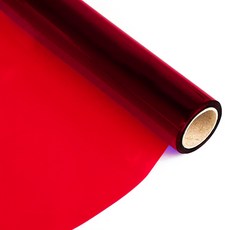 FILMBANK UBIGEO PVC透明彩色捲膜 紅色, 1個, 950 x 1000 x 0.3mm