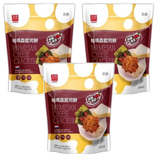 安堡 帕瑪森起司餅 椒麻海苔口味, 無添加人工香料, 無添加防腐劑, 192g, 3包