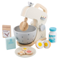 woet 木製家家酒攪拌機 #10707, 優雅白, 1組