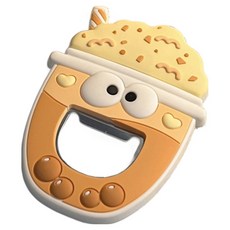 可愛角色冰箱裝飾磁鐵開瓶器, 3號, 1個