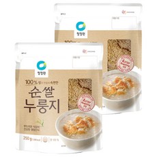 청정원 순쌀 누룽지, 250g, 2개