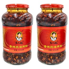 老干媽 香辣脆油辣椒 洋蔥香 花椒麻 焦香甘美, 670g, 2罐