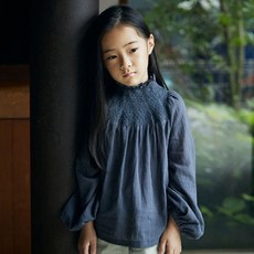 Marlmarl 3 女童抽褶襯衫