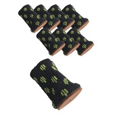 El Tree針織針織椅腳套 綠色樹木 4入, 2個