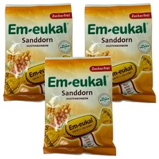 DR.C.SOLDAN 潤喉糖 沙棘果糖 無糖, 3個, 75g