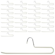 HOMENHOUSE 多層塗層褲架, 80個, 奶油白