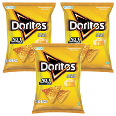 Doritos 多力多滋 TORTILLA CHIPS NACHO CHEESE 脆片 起司風味, 160g, 3包