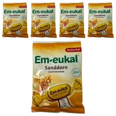 DR.C.SOLDAN 潤喉糖 沙棘果糖 無糖, 5個, 75g