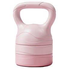 다다 3단 무게조절 케틀벨, 핑크, 1개, 6kg