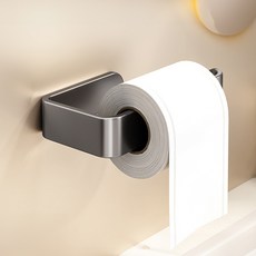 Hanbomnuri 壁掛式衛生紙架 多功能掛勾, 1個, 灰色