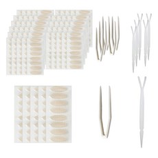 다크니스 레이스 쌍꺼풀 테이프 둥근형 80회분, 베이지, 60세트