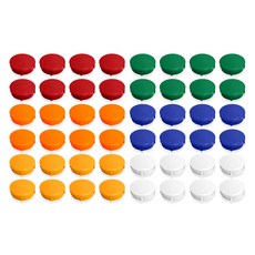 Magpia 彩色圓形霧面磁鐵座 小, 混色, 48個