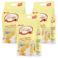TrangAn 比利時雞蛋奶油鬆餅餅乾, 250g, 3袋