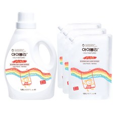 IVLY NATURE 嬰兒洗衣精 蓮花香 1.8L + 補充包 1.2L x 3p, 1套