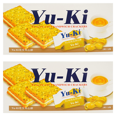 YU-KI 花生夾心餅 2枚 x 8包, 150g, 2盒