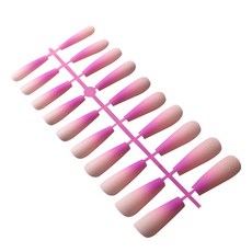 穿戴式霧面漸層美甲片組, 1組, 17 Skin Hotping