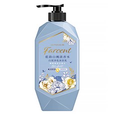 LES PARFUMS DE Farcent 香水白泥沐浴乳 藍鈴白桃, 1kg, 1瓶