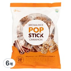 더오담 현미팝스틱 시나몬, 200g, 6개