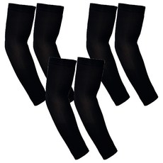 Waverick 冰感戶外防曬袖套 手腕型, 黑色, 3雙