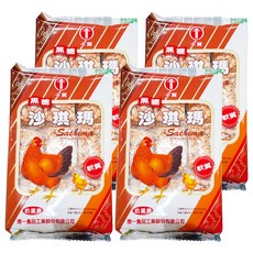 卡賀 黑糖沙琪瑪 無添加防腐劑及人工色素 雞蛋黑糖精製 奶蛋素, 152g, 4袋