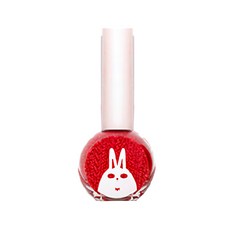 recipebox 韓兔 可撕式水性兒童指甲油 10ml 安全無毒 輕鬆卸除, 1件, 紅寶石