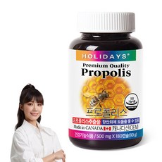 HOLIDAYS 蜂膠膠囊, 180顆, 1罐