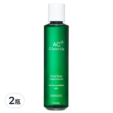 ETUDE AC Cleanup 茶樹爽膚水, 200ml, 2瓶