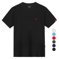 BEVERLY HILLS POLO CLUB 比佛利保羅 男女通用涼感透氣Ice Cool Ever小標誌短袖T恤 CPW0T05, 黑色