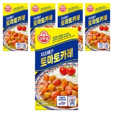 OTTOGI 不倒翁 地中海番茄咖哩塊, 200g, 5個