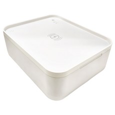TIDIE UVC LED 紫外線殺菌無線充電盒, 時尚白, 1個