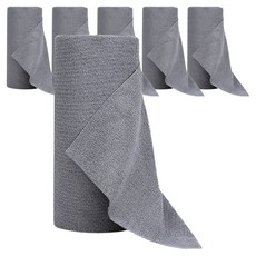 Monopoly 超細纖維可水洗抹布巾 灰色, 20張, 6個